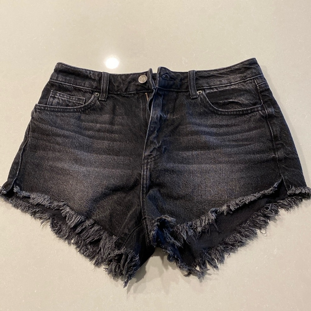 Fashion Nova Black Jean Shorts